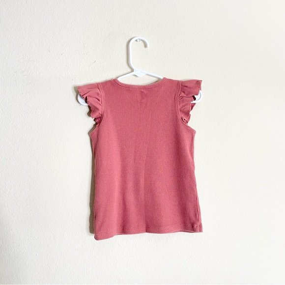 Cotton On Kids | Girls Ribbed Ruffle Tank Top - Picture 2 of 2